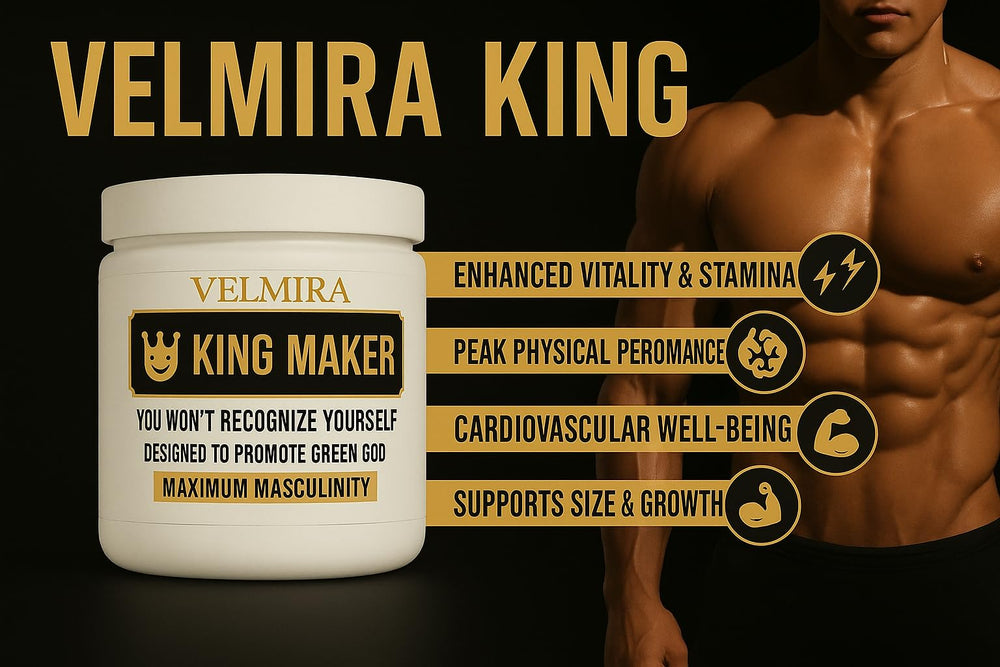 Velmira King Maker non-GMO gluten-free formula noted on packaging