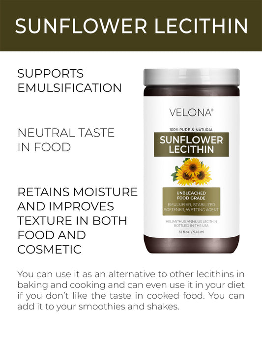 Velona Lecithin emulsification action showing smooth blend in a mixture.
