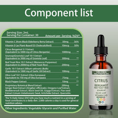 Velora Red Yeast Rice Drops 2 ml serving on a clean countertop.
