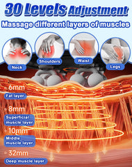 Veloreva Pro hands-free back massage area design enables comfortable sessions