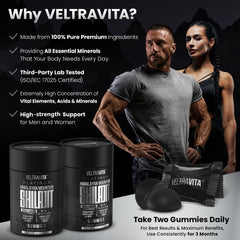 VeltraVita Rhodiola Rosea boost in glass showcasing adaptogens