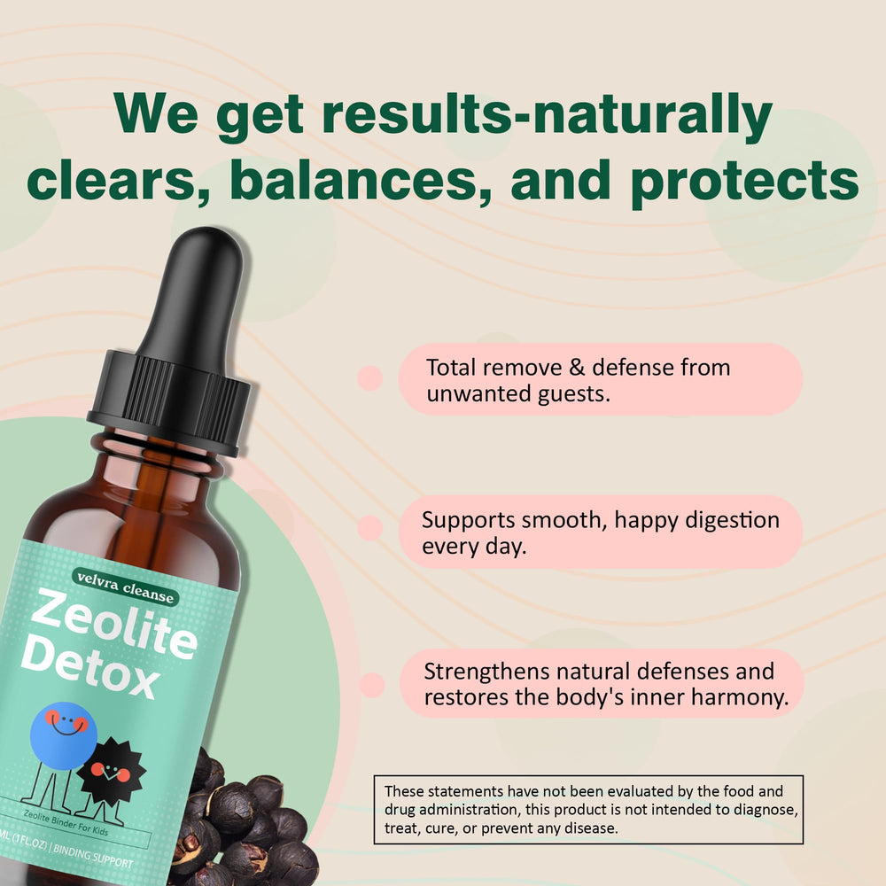 Velvra Cleanse complete kit interior shows drops for daily intestinal support.