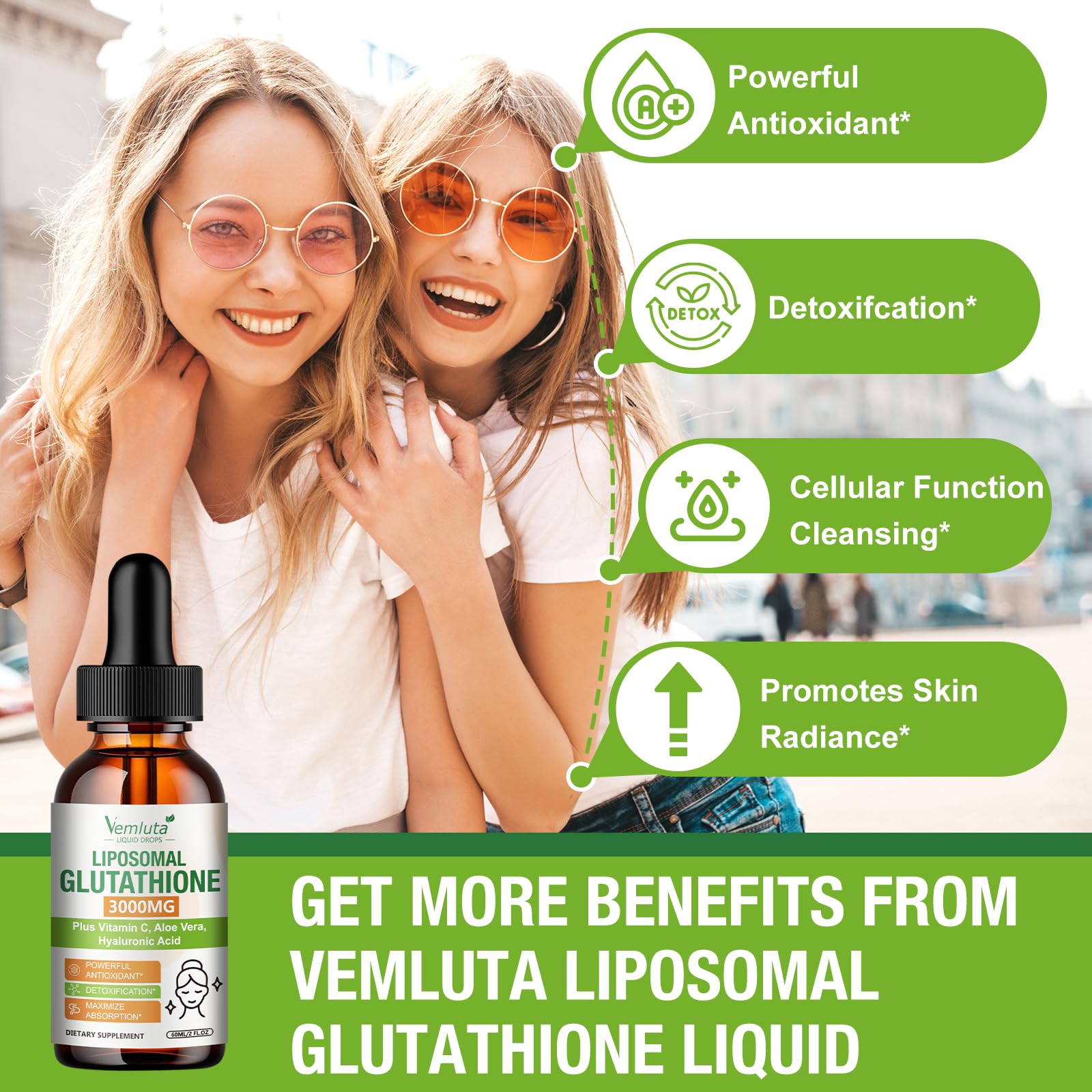 Vemluta bottle and packaging on display signaling quality and trust