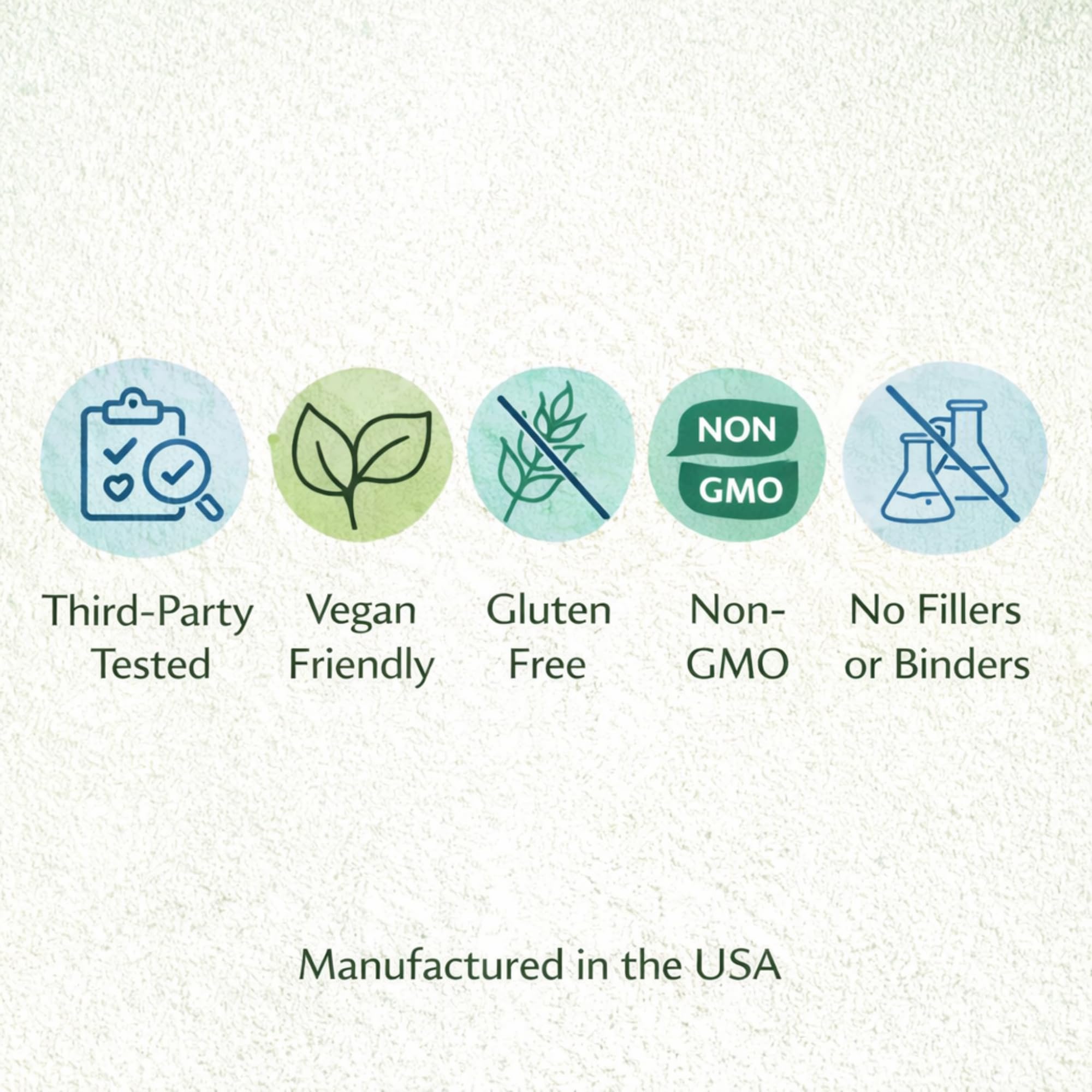 Venasolla product with third-party testing seal signaling quality and safety