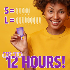Venus cup features soft silicone for easy insertion and reliable opening.