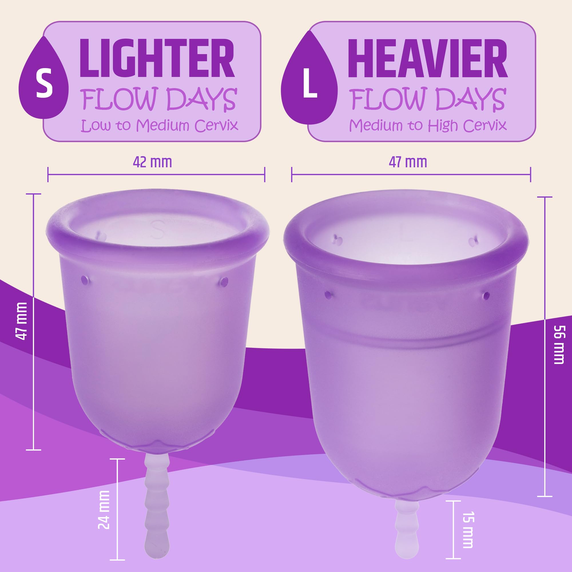 Venus two-cup set supports beginners and pros for comfort.