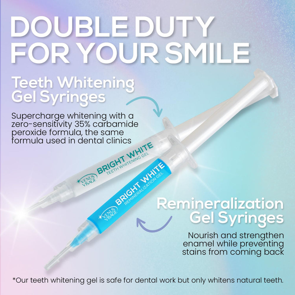 Venus Visage shade guide helps track whitening progress over time.