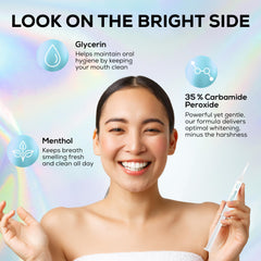 Venus Visage tray-compatible whitening gel enables precise, flexible application across trays.