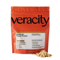 Veracity SelfCare vanilla cinnamon scoop for quick protein serving
