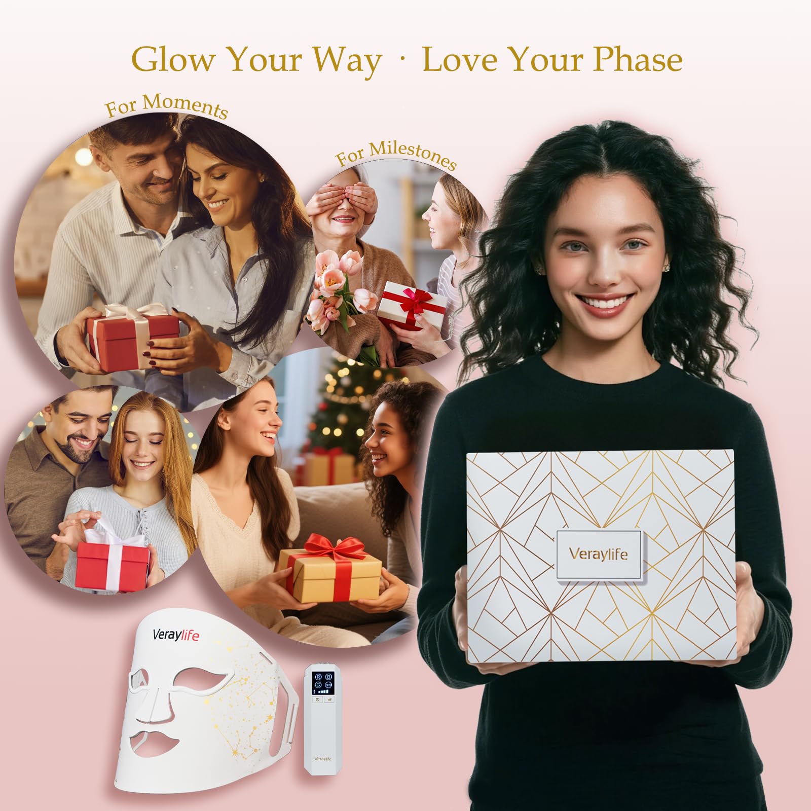 Veraylife premium skincare kit gift box with salon-style presentation