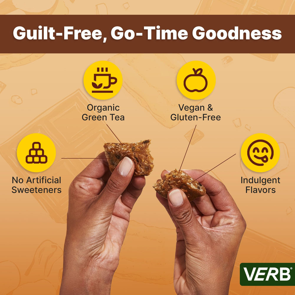 Verb Caffeinated Energy Bars Smores grab-and-go pack ideal for busy mornings