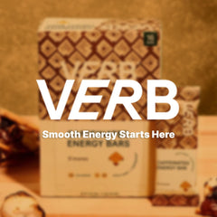 Verb Caffeinated Energy Bars Smores nutrition label highlights calories and caffeine