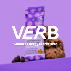 Nutrition label on Verb Energy Bar Chocolate Chip Cookie Dough bar