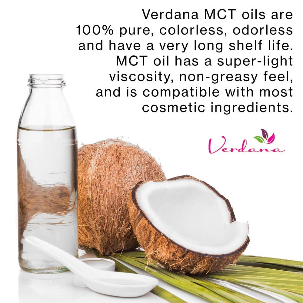 Verdana MCT oil in food-grade containers for safe storage.