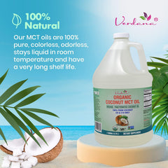 Verdana MCT oil stays liquid at room temperature with long shelf life.