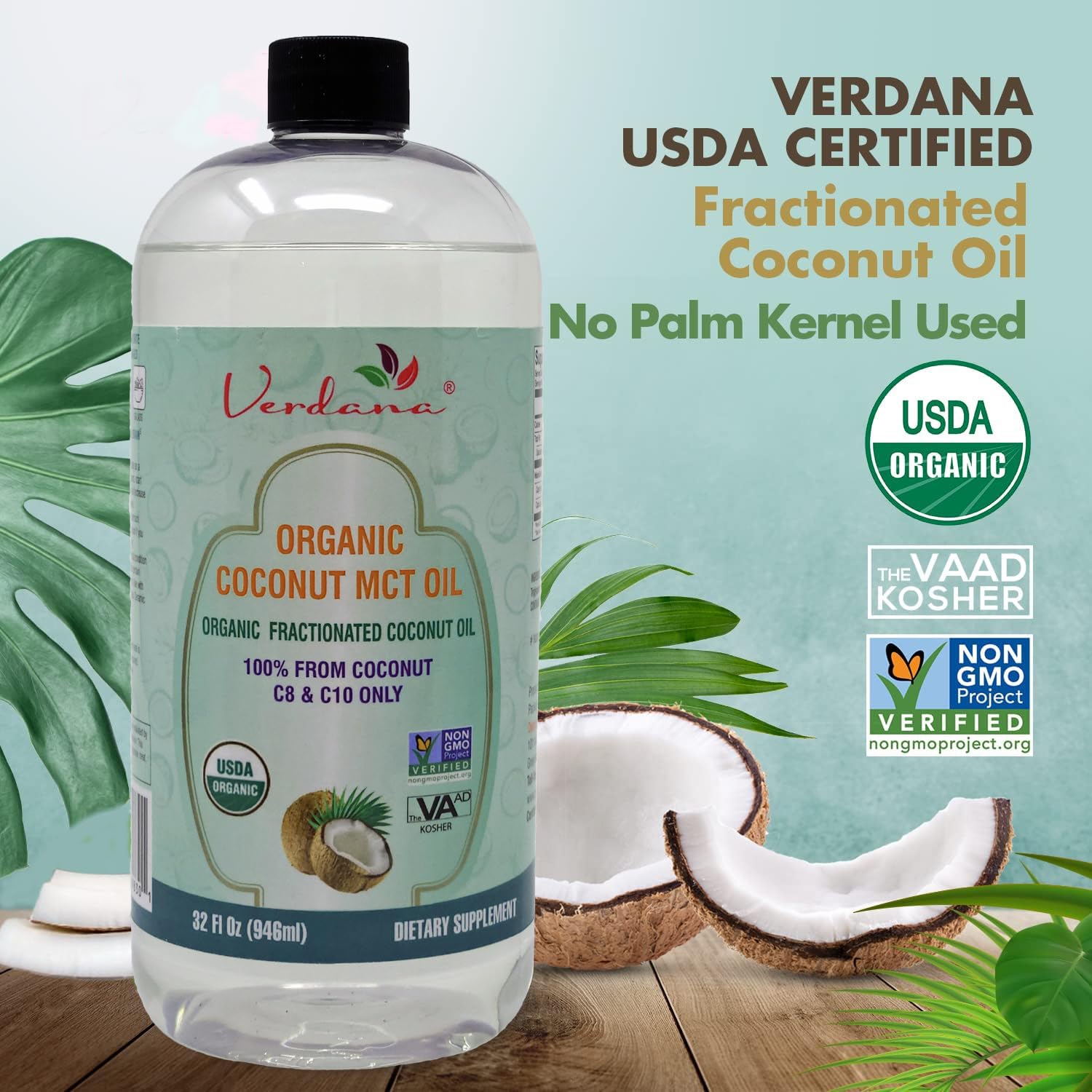 Verdana MCT Oil added to coffee for smooth energy.