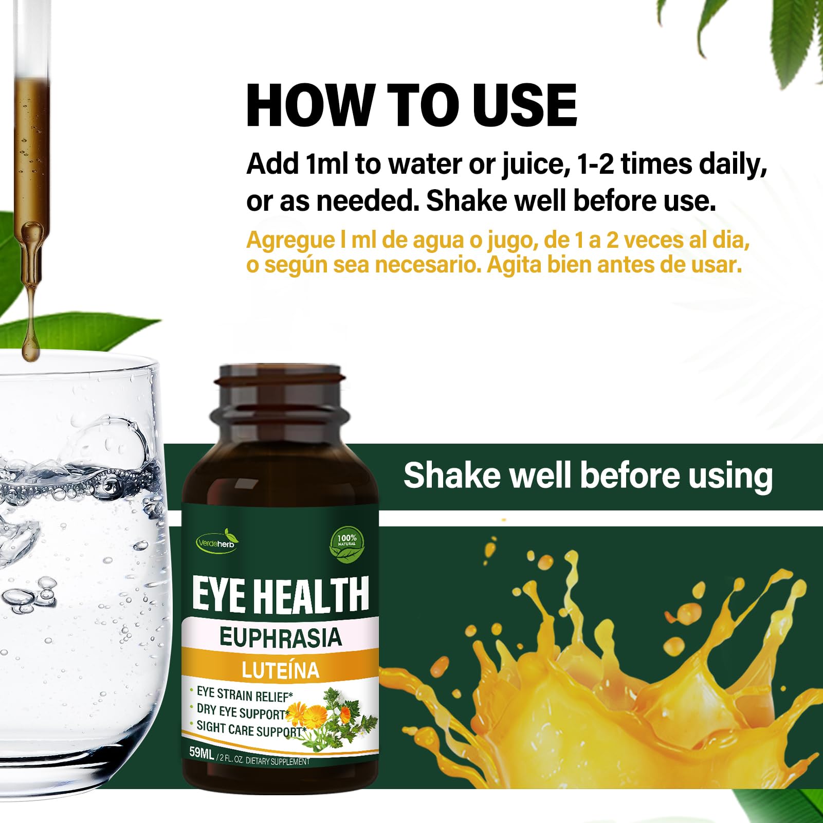 Verdeherb GojiBerry Bilberry blend bottle highlighting hydration support