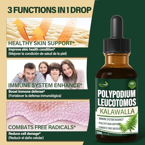 Verdeherb Polypodium leucotomos drops dropper enables precise dosage.