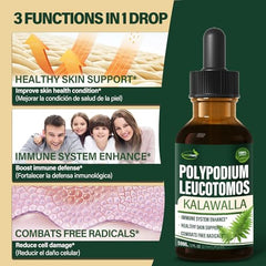 Verdeherb Polypodium leucotomos drops dropper enables precise dosage.