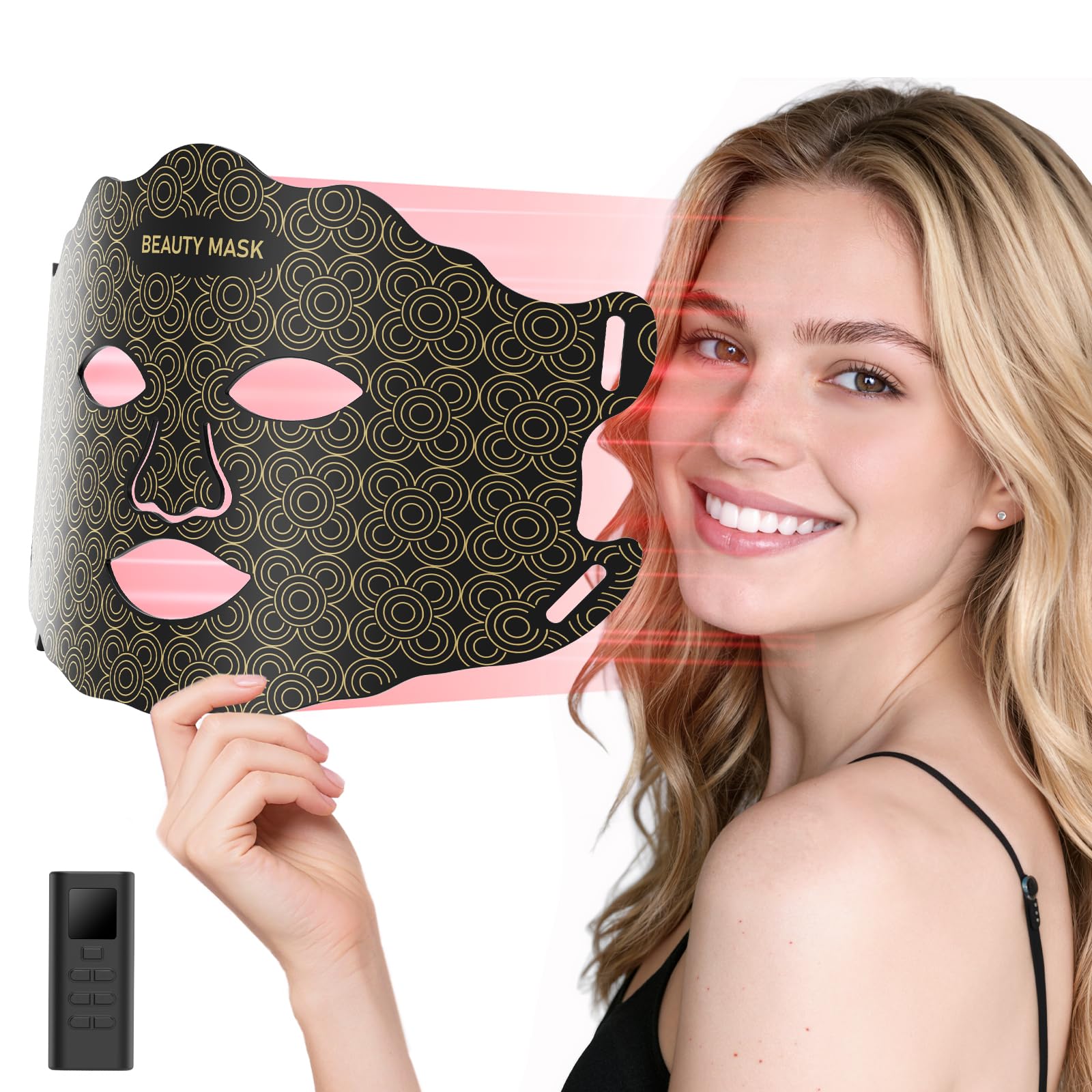 Verfubo red light face mask for at‑home skin rejuvenation and radiance.