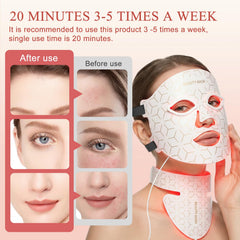 Verfubo soft silicone face mask contouring for comfortable at-home sessions.