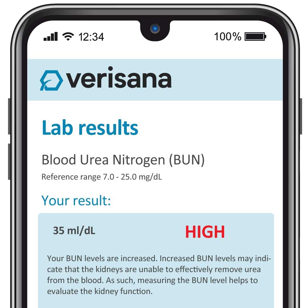 Verisana kidney test sample-collection shows simple at-home sampling