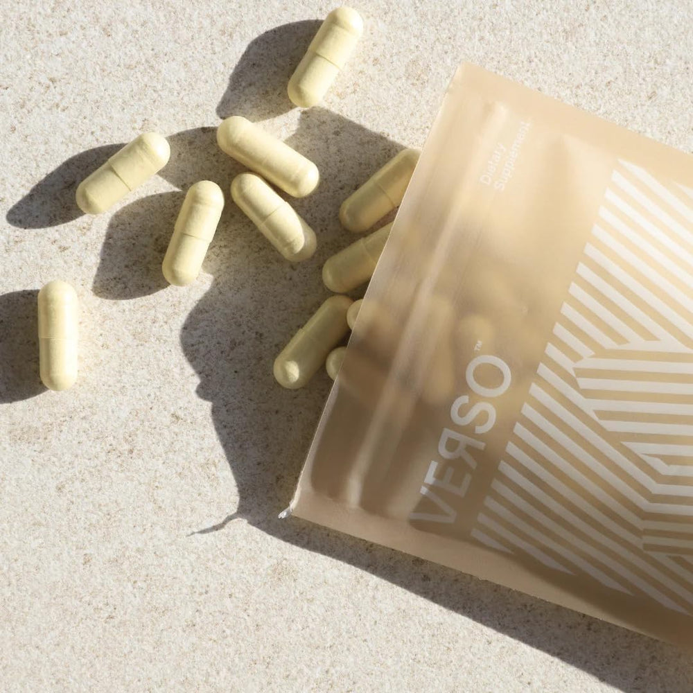 Verso Clean Being capsules on counter for easy daily use