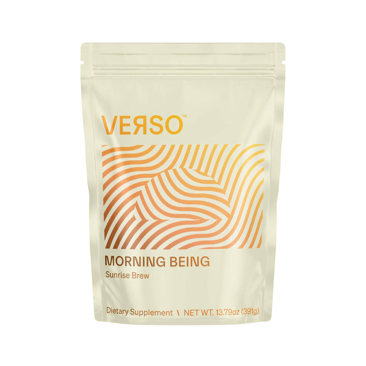 Verso Morning Being powder scoop ready to mix for a balanced energy lift.