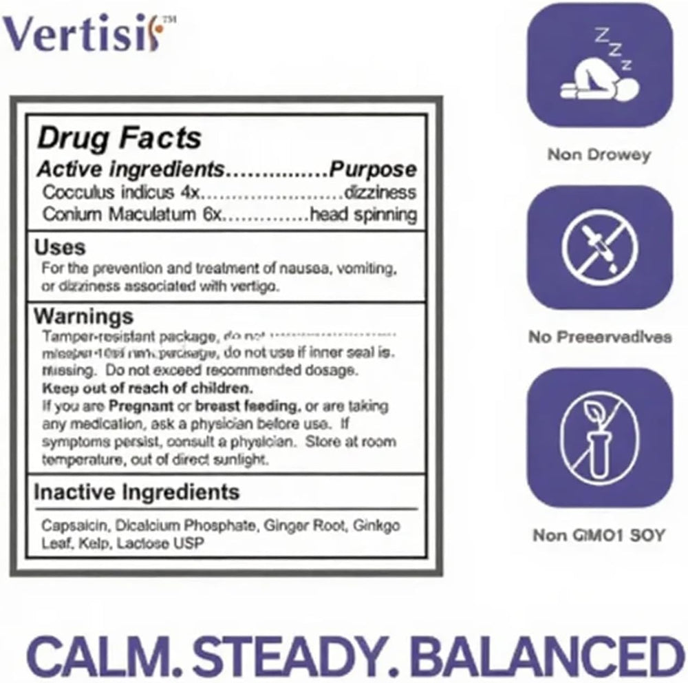 Vertsilis capsules closeup highlighting compact travel-friendly dosage