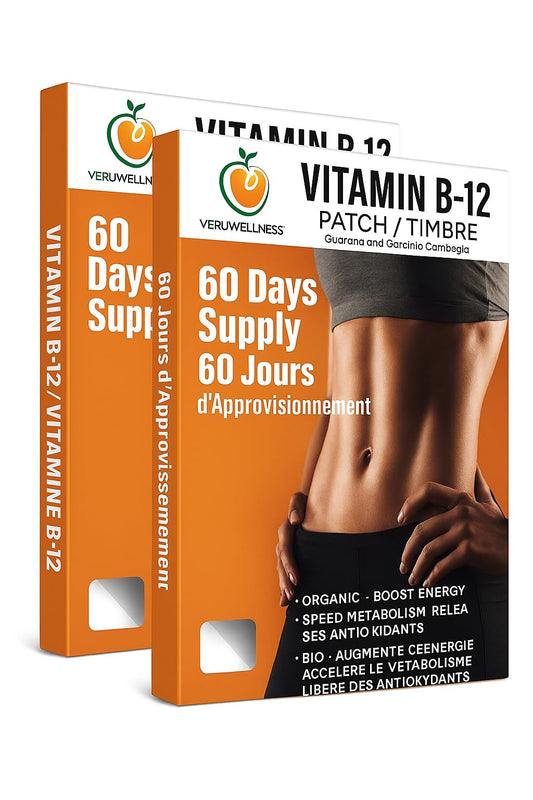 Veru Wellness B12 Patch front view, ready to discover a caffeine-free energy option.