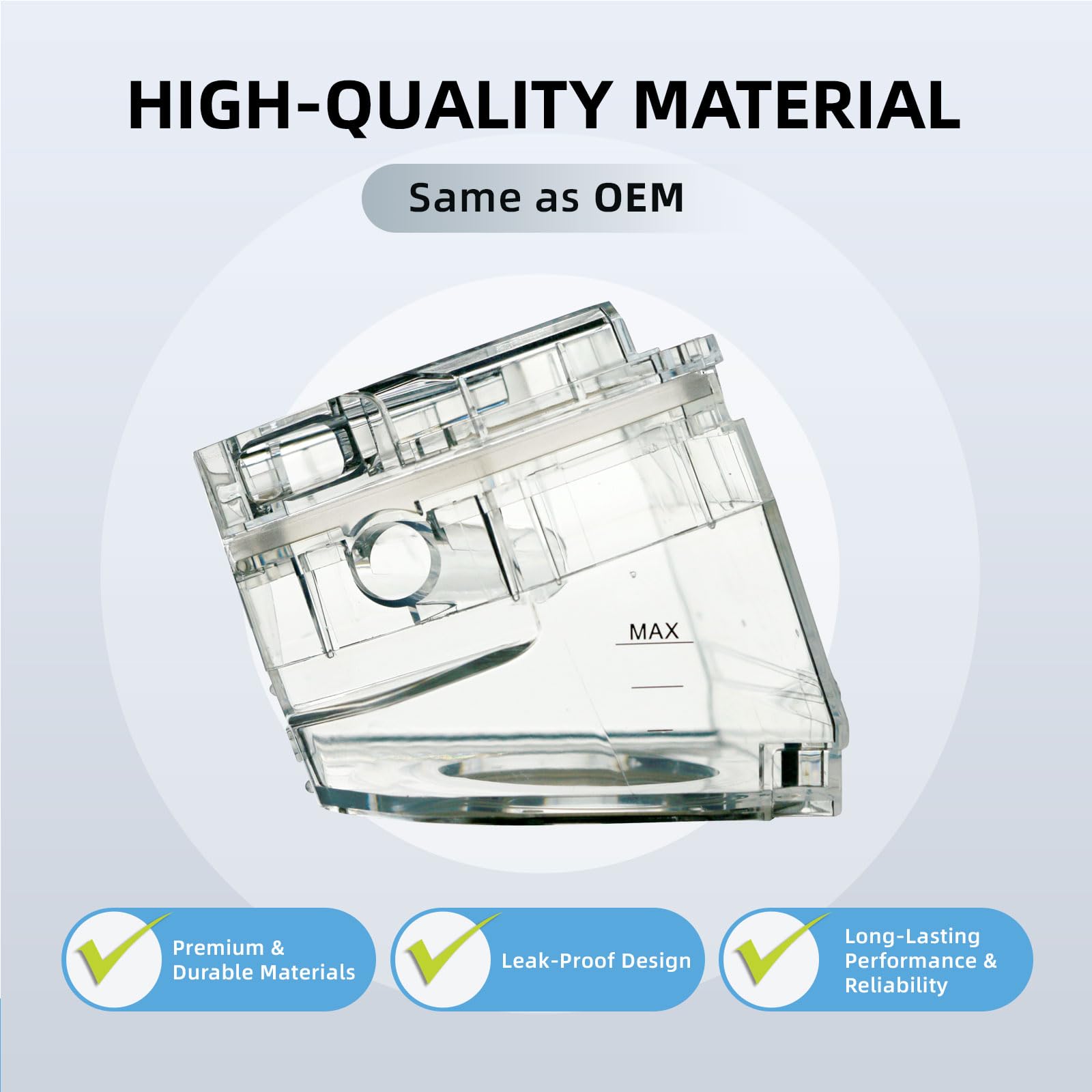 Verybegin Resvent water chamber leak-proof design for secure use.