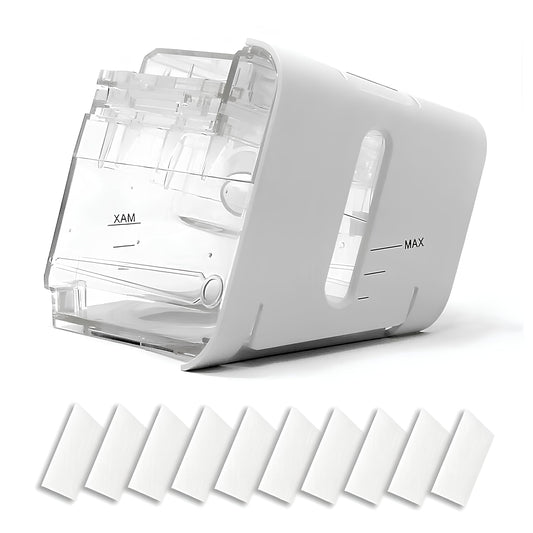 Verybegin Resvent water chamber with visible water level for easy refills.