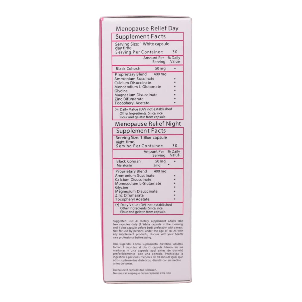 Vesna label highlighting black cohosh and organic ingredients on the front