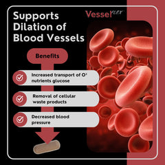 VesselFLEX label close-up emphasizing natural, non-GMO ingredients for clean wellness