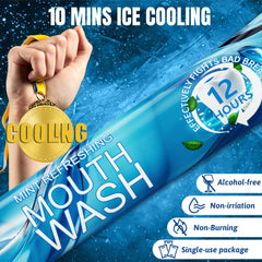 VeteLab alcohol-free mouthwash packets provide gentle cleansing while traveling.