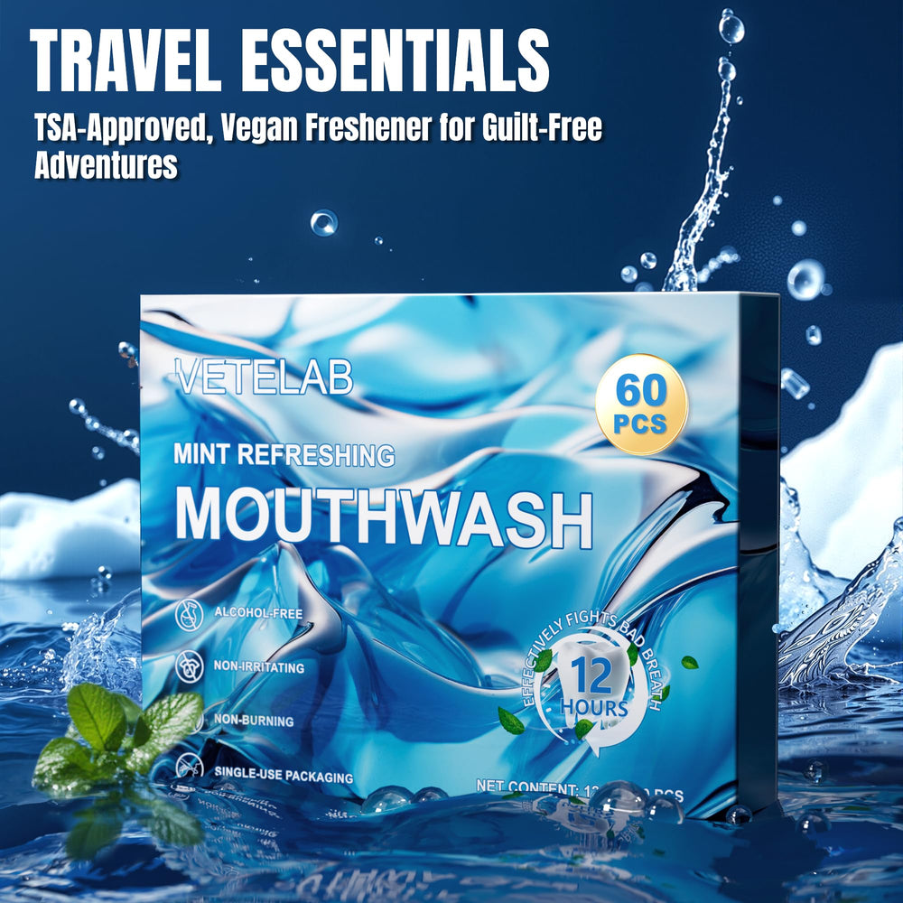 VeteLab fluoride-free formula offers fresh breath on the go.