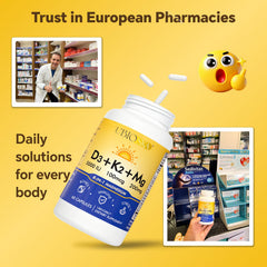 Vevoec UBIOSKA serving size label for daily dose guidance.