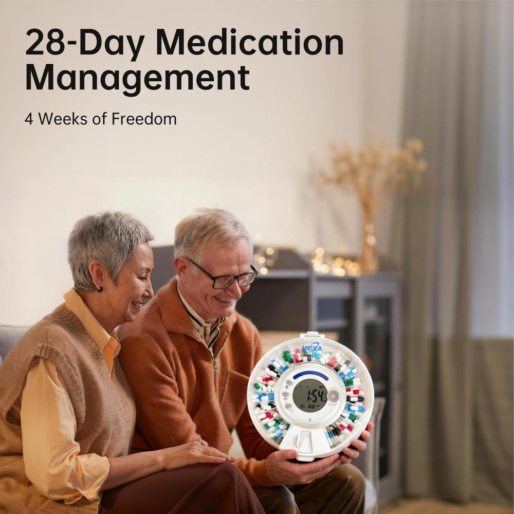 VEXA VitaMate 28 secure-lock provides safety against unauthorized access during medications.
