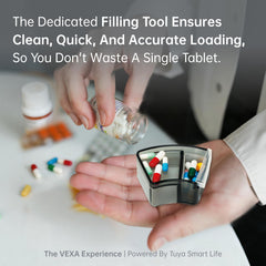 VEXA VitaMate Pro 21 high-contrast buzzer and flashing LED reminders