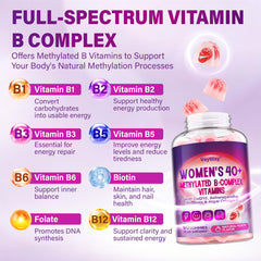 Veyttisy bottle label highlights methylfolate and methyl B12 for bioactive vitamins