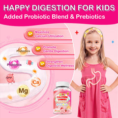 Veyttisy strawberry gummies with prebiotic and probiotic blend for digestion