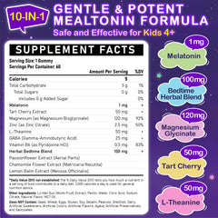 Veyttisy gummies jar closeup highlighting 1mg doses for children.