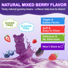 Veyttisy gummies placed beside a glass of water highlighting daily use.