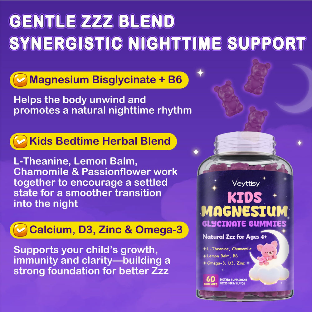 Ingredients panel showing omega-3, zinc, and vitamin D3.