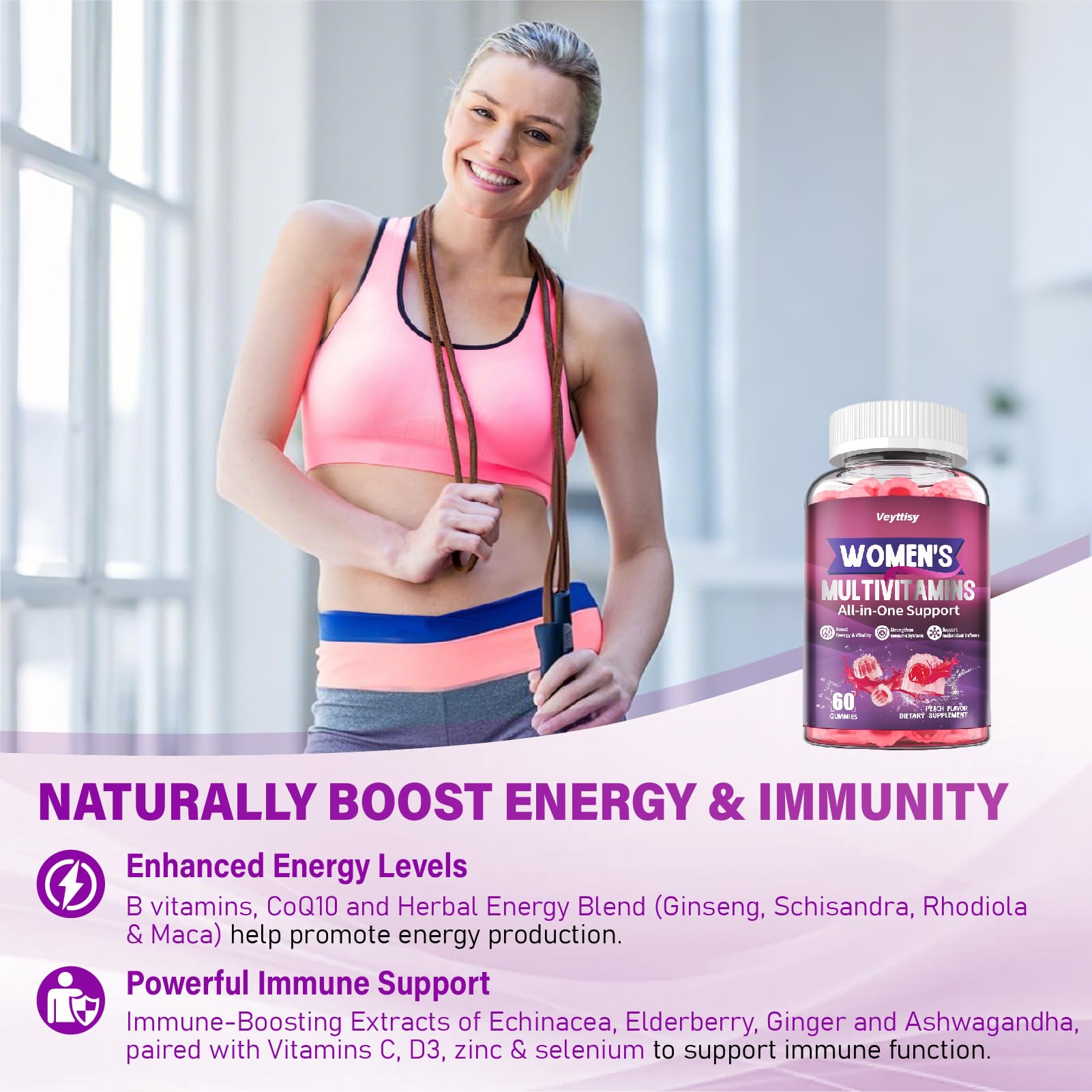 Outer pectin layer in Veyttisy gummies safeguarding actives and quality.