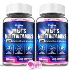 Veyttisy methylated multivitamin men gummies bottle supports daily vitality.