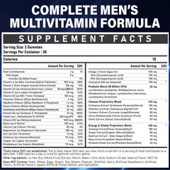 Veyttisy methylated multivitamin gummies label highlights nutrients for immune and energy support.