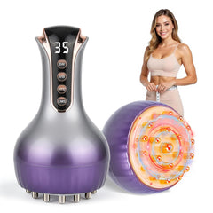 VEZURZO 4-in-1 lymphatic massager in action for improved drainage at home