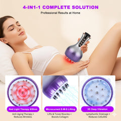 VEZURZO cellulite massage tool penetrating 8mm depth to smooth thighs