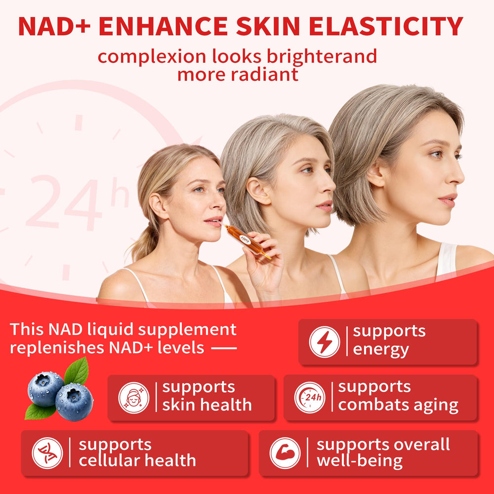 Vffiek NAD+ liquid glass image suggests simple routine integration.